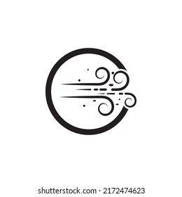 Wind icon vector illustration design template