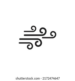 Wind icon vector illustration design template