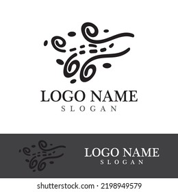 Wind icon vector illustration design template