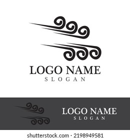 Wind icon vector illustration design template