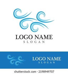 Wind icon vector illustration design template