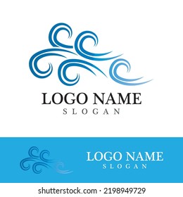 Wind icon vector illustration design template
