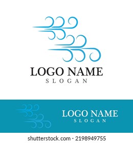 Wind icon vector illustration design template