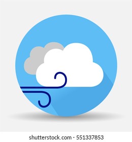 Wind icon. Vector, illustration, eps10.