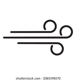 Windsymbol. Vektorgrafik-Symbol