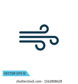 Wind icon vector Logo Template Design element