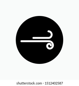 Wind Icon - Vector, Sign and Symbol for Design, Presentation, Website or Apps Elements.