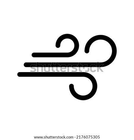 Wind Icon Vector Symbol Design Illustration