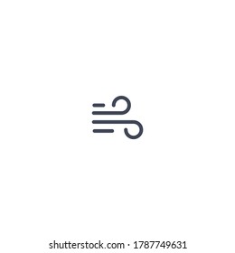 wind icon vector. trendy design template
