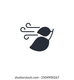 wind icon. vector.Editable stroke.linear style sign for use web design,logo.Symbol illustration.