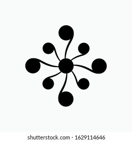 Wind Icon. Weather Element Illustration As A Simple Vector Sign. PatternTrendy. Symbol for Design and Websites, Presentation or Apps Element.