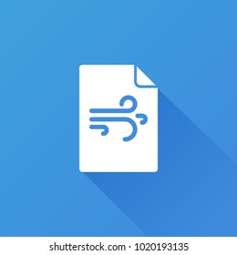wind icon. weather sign