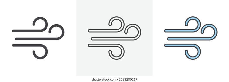 Wind icons pack for website designs