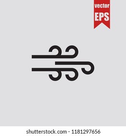 Wind icon.Vector illustration.