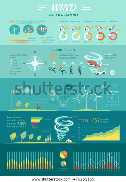 風のインフォグラフィック 竜巻とハリケーンセットに自然災害の記号が付いています 風力エネルギープロペラ 電源のサイクル 風車は再生 可能エネルギーの源として利用できる 風力図 ベクター画像 のベクター画像素材 ロイヤリティフリー