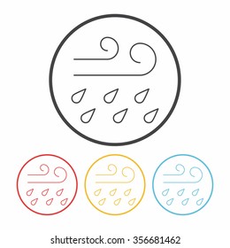 wind line icon