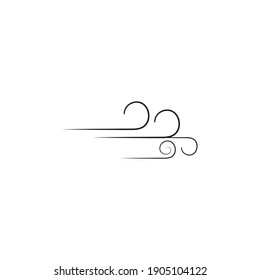 wind logo icon vector illustration template design