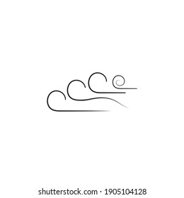 wind logo icon vector illustration template design