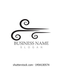 wind logo symbol vector illustration design