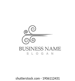 wind logo symbol vector illustration design