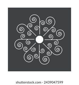 Wind logo vector symbol design