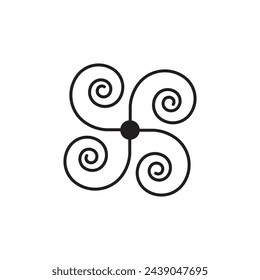 Wind logo vector symbol design