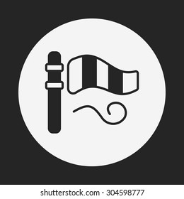 Wind measurement instrument icon