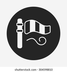 Wind measurement instrument icon