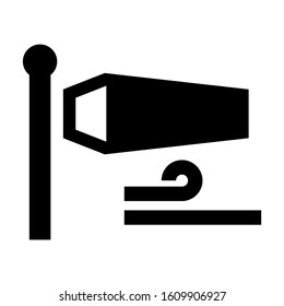 wind meter icon isolated sign symbol vector illustration - high quality black style vector icons
