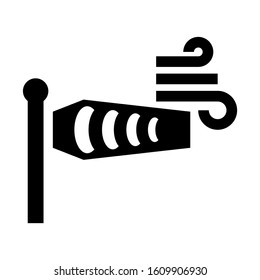wind meter icon isolated sign symbol vector illustration - high quality black style vector icons
