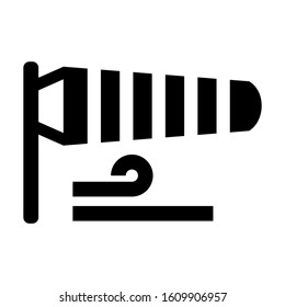 wind meter icon isolated sign symbol vector illustration - high quality black style vector icons
