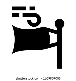 wind meter icon isolated sign symbol vector illustration - high quality black style vector icons
