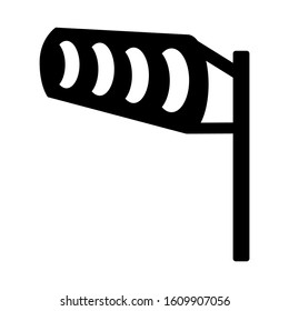 wind meter icon isolated sign symbol vector illustration - high quality black style vector icons
