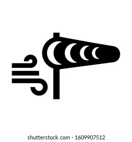 wind meter icon isolated sign symbol vector illustration - high quality black style vector icons
