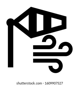 wind meter icon isolated sign symbol vector illustration - high quality black style vector icons
