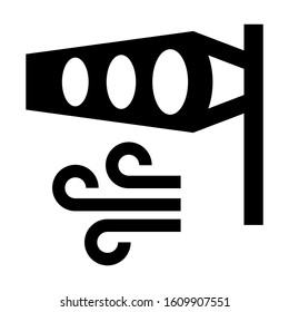 wind meter icon isolated sign symbol vector illustration - high quality black style vector icons
