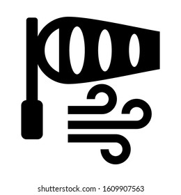 wind meter icon isolated sign symbol vector illustration - high quality black style vector icons
