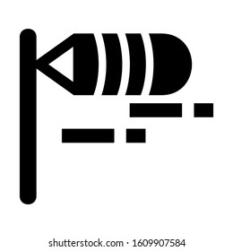 wind meter icon isolated sign symbol vector illustration - high quality black style vector icons
