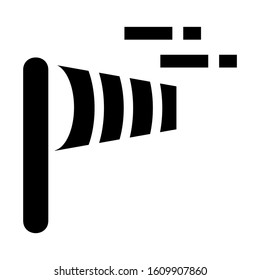 wind meter icon isolated sign symbol vector illustration - high quality black style vector icons
