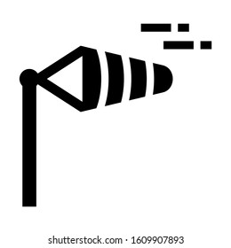 wind meter icon isolated sign symbol vector illustration - high quality black style vector icons
