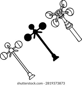 Wind Meter Icons Graphic Designer