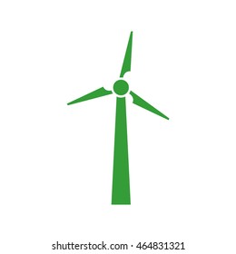 wind mill energy ecology save icon. Isolated and flat illustration. Vector graphic