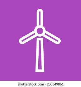 Wind mill, wind, energy icon vector image. Can also be used for energy and technology. Suitable for web apps, mobile apps and print media.