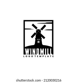 Wind Mill Farm Field logo design inspiration