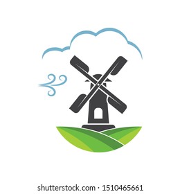 wind mill icon vector illustration design
