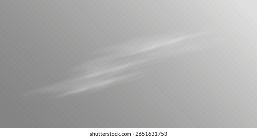Vetor de vento e névoa com fumaça curva, fumaça de perfume e movimento de gás realista para conjuntos de design de magia ou Hookah.