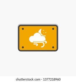 wind and moon icon