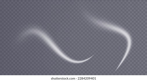 Wind of motivation png. Fresh wind, strong wind. Line in motion png. The light of the comet sparkles with lights.