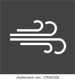 Wind, nature, energy icon vector image. Can also be used for energy and technology. Suitable for web apps, mobile apps and print media.