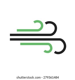 Wind, nature, energy icon vector image. Can also be used for energy and technology. Suitable for web apps, mobile apps and print media.